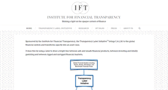Desktop Screenshot of instituteforfinancialtransparency.com